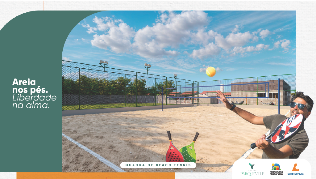 Quadra de beach tennis