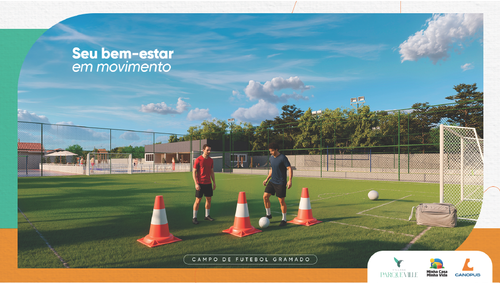 Campo de futebol gramado